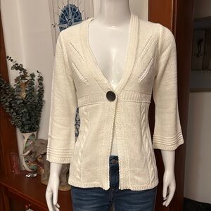 NWT size small Elegant Cream Women's Sweater by northern reflections